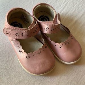 Livie & Luca baby pink leather shoes